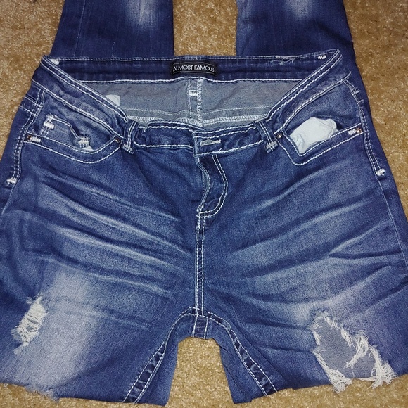 Almost Famous Denim - Almost Famous distressed jeans